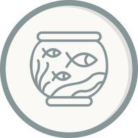 Fish Bowl Vector Icon