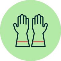 Hand Gloves Vector Icon