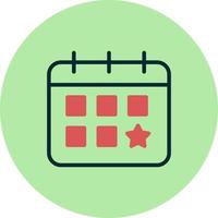 calendario evento vector icono