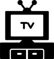 acecho televisión vector icono