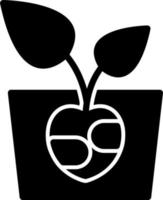 icono de vector de plantación