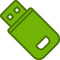 Flash Drive Vector Icon