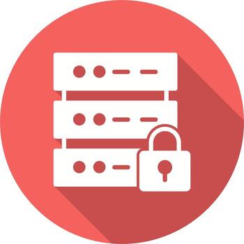 Database Security Vector Icon