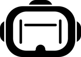 icono de vector de gafas vr