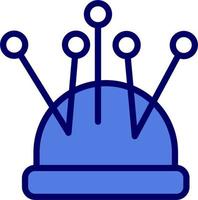 Pin Cushion Vector Icon