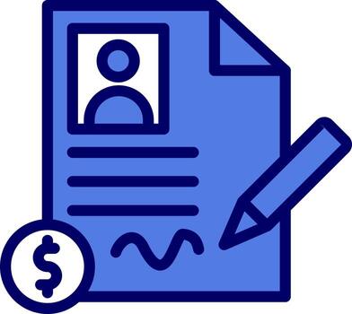 Contract Vector Icon