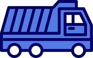 Dump Truck Vector Icon