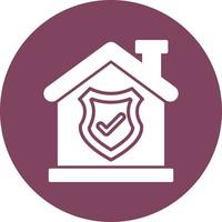 Home Security Vector Icon