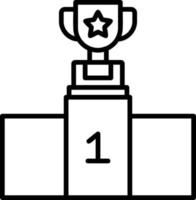 icono de vector de ganador