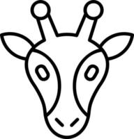 Giraffe Vector Icon