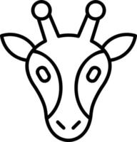 Giraffe Vector Icon