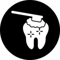 diente limpieza vector icono