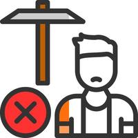 No Child Labour Vector Icon Design