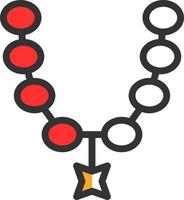 diseño de icono de vector de collar