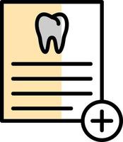 Medical Report Vector Icon Design