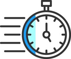 Fast Time Vector Icon Design