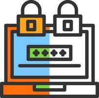 Authentication Vector Icon Design