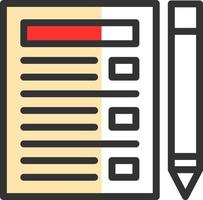 Task List Vector Icon Design