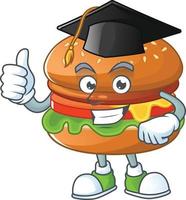 A cartoon character of hamburger vector