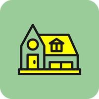 Cottage Vector Icon Design