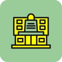 Shopping Mall Vector Icon Design