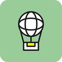 Air Balloon Vector Icon Design