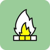 Bonfire Vector Icon Design