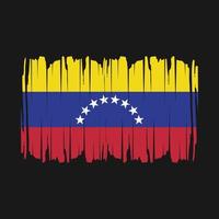 ilustración de vector de pincel de bandera de venezuela