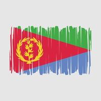 Eritrea Flag Brush Vector Illustration