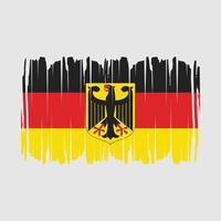 Germany Flag Brush Vector Illustration