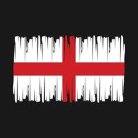 England Flag Brush Vector