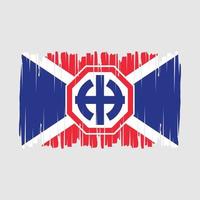 Soviet Flag Brush Vector