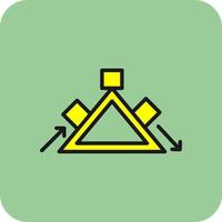 Potential Energy Vector Icon Design