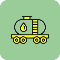 diseño de icono de vector de tanque de combustible