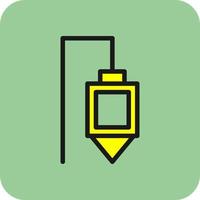 Plumb Bob Vector Icon Design