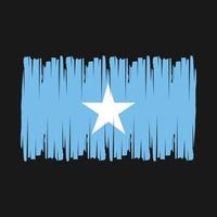 Somalia Flag Brush Vector
