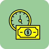 Time Is Money Vector Icon Design