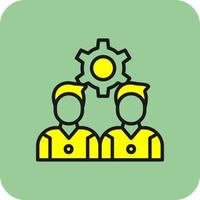 Team Management Vector Icon Design