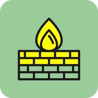 Firewall Vector Icon Design