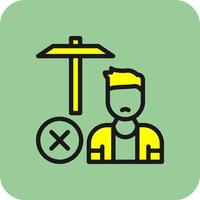 No Child Labour Vector Icon Design