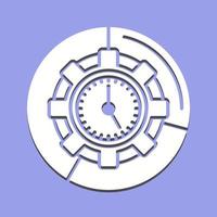 icono de vector de gestión de tiempo