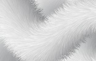 3D White Fury Texture Background vector