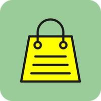 Shopping Bag Vector Icon Design