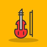 diseño de icono de vector de violín