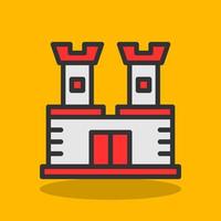 Castle Vector Icon Design