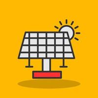 diseño de icono de vector de energía solar