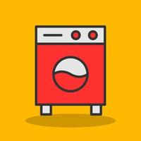 Washing Machine Vector Icon Design