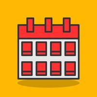 diseño de icono de vector de calendario etíope