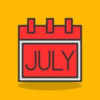 Month Vector Icon Design