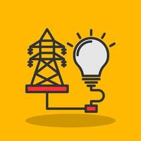 Electrical Energy Vector Icon Design